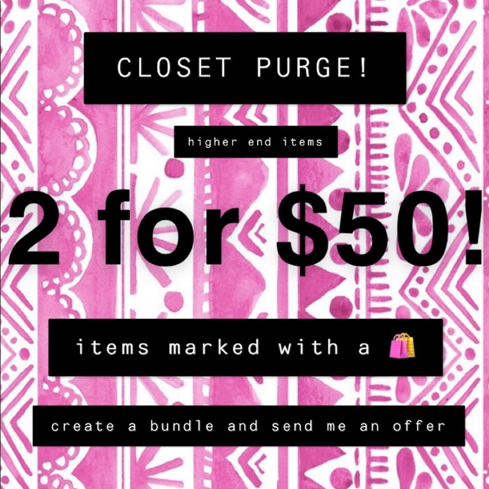 CLOSET PURGE! Limited time 🛍